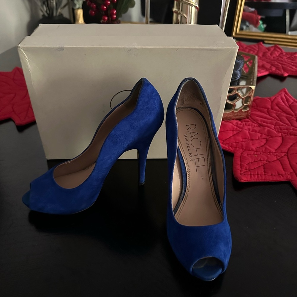 Rachel Roy peep toe pumps